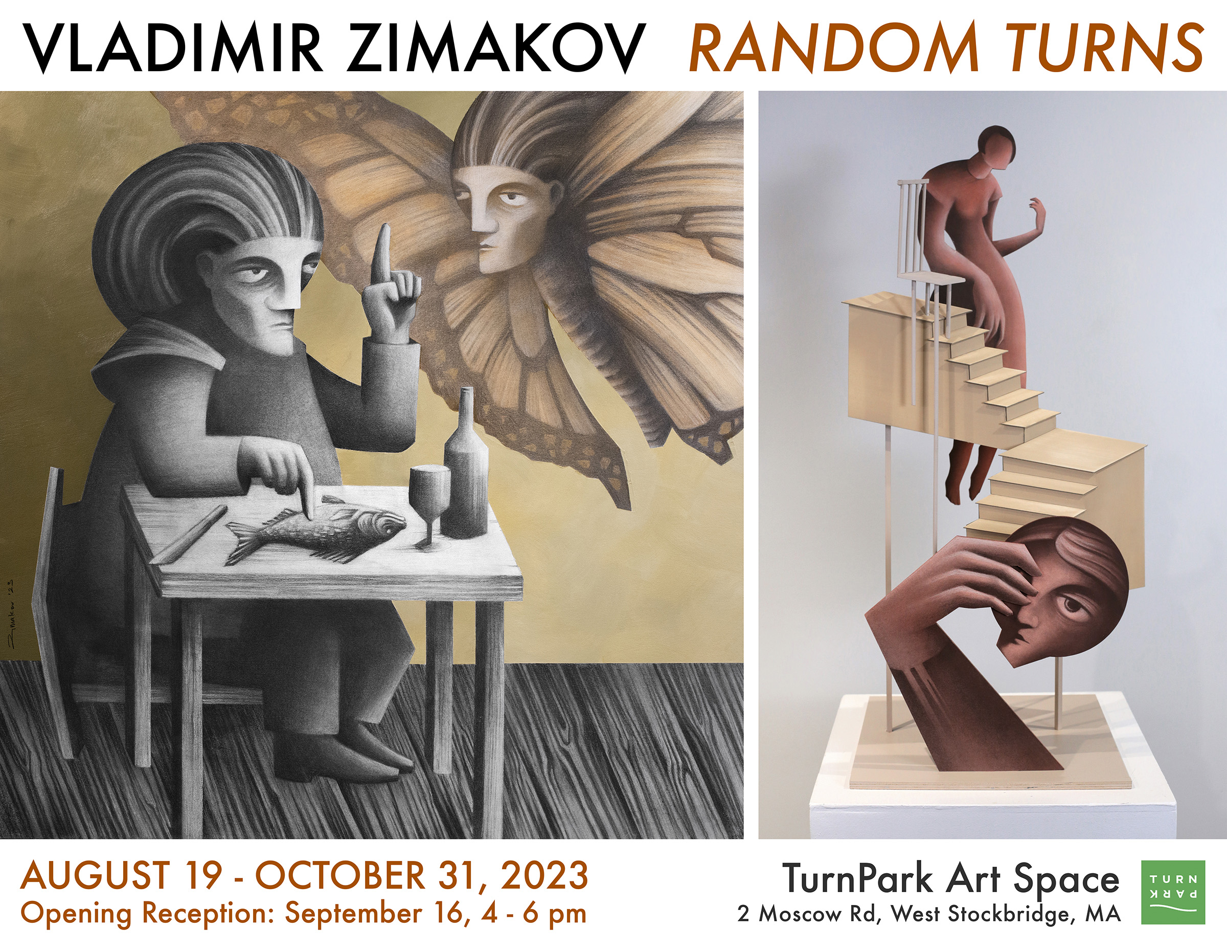 Random Turns Exhibition at TurnPark Art Space | Wild Pangolin Press